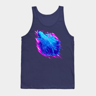 wolf abstract colorful Tank Top